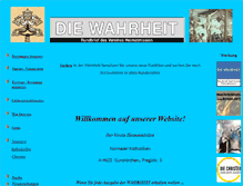 Tablet Screenshot of diewahrheit.com